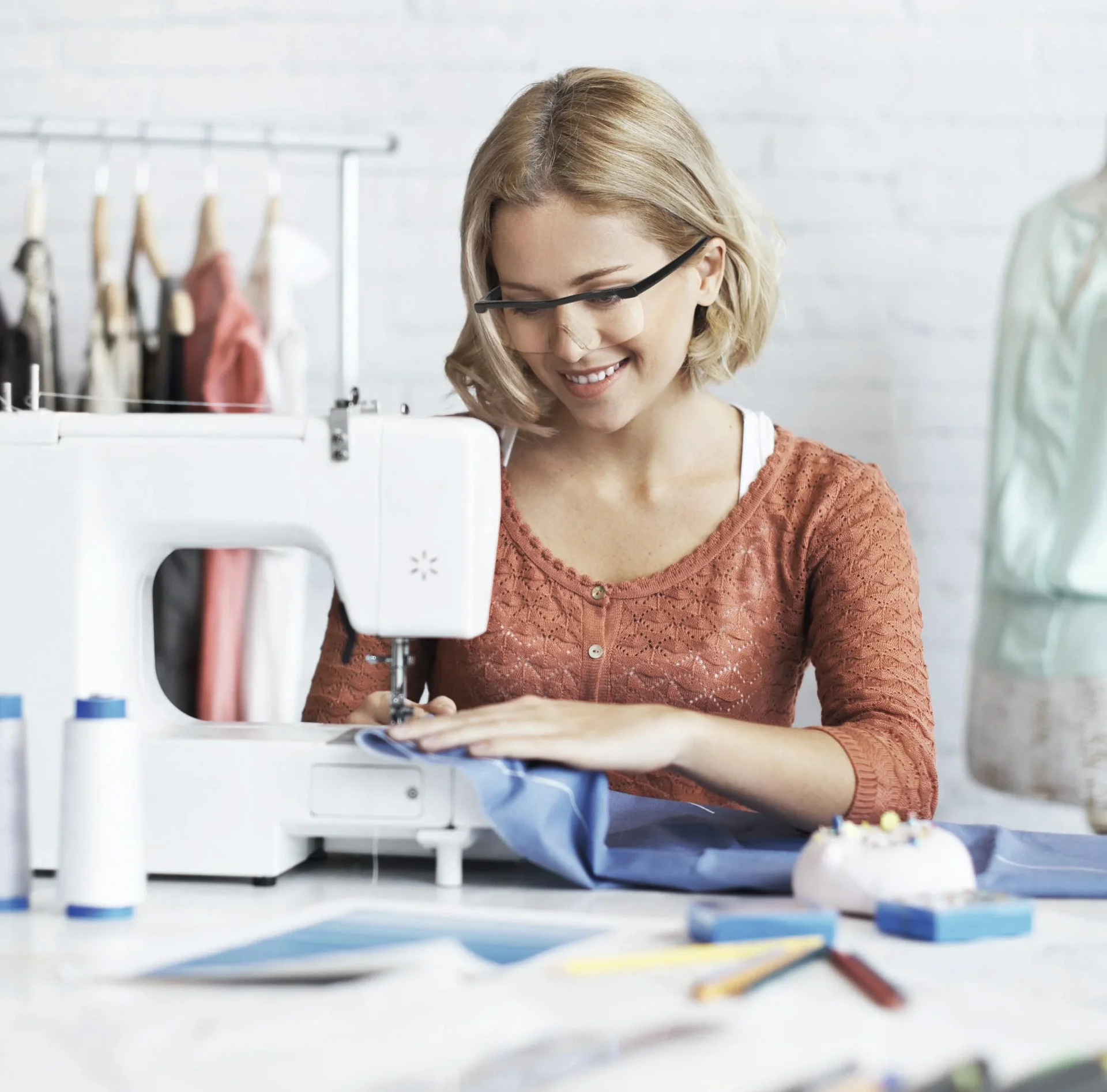 Vergrößerungs-Brille, Lupen-Brille, Schwarz - 7