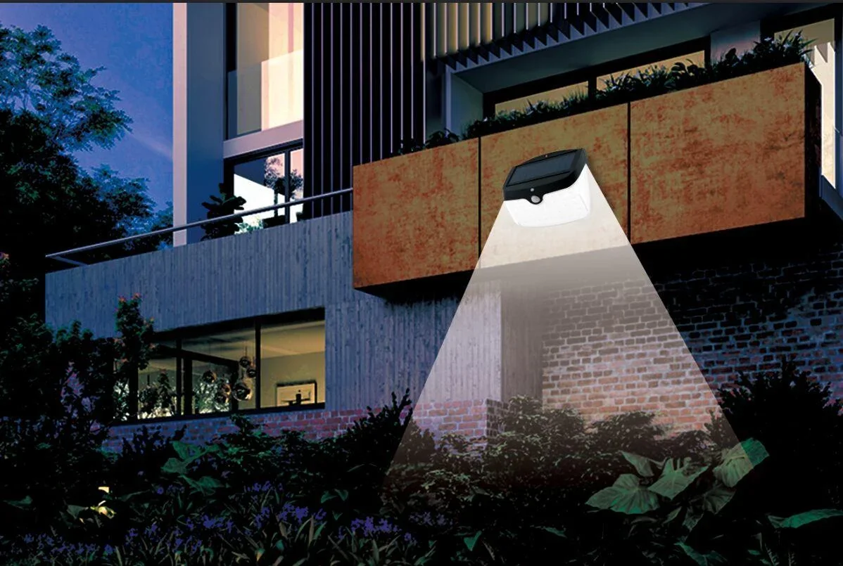 Solar Wandleuchte mit Bewegungssensor - 3