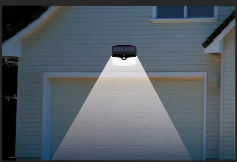 Solar Wandleuchte mit Bewegungssensor - 4