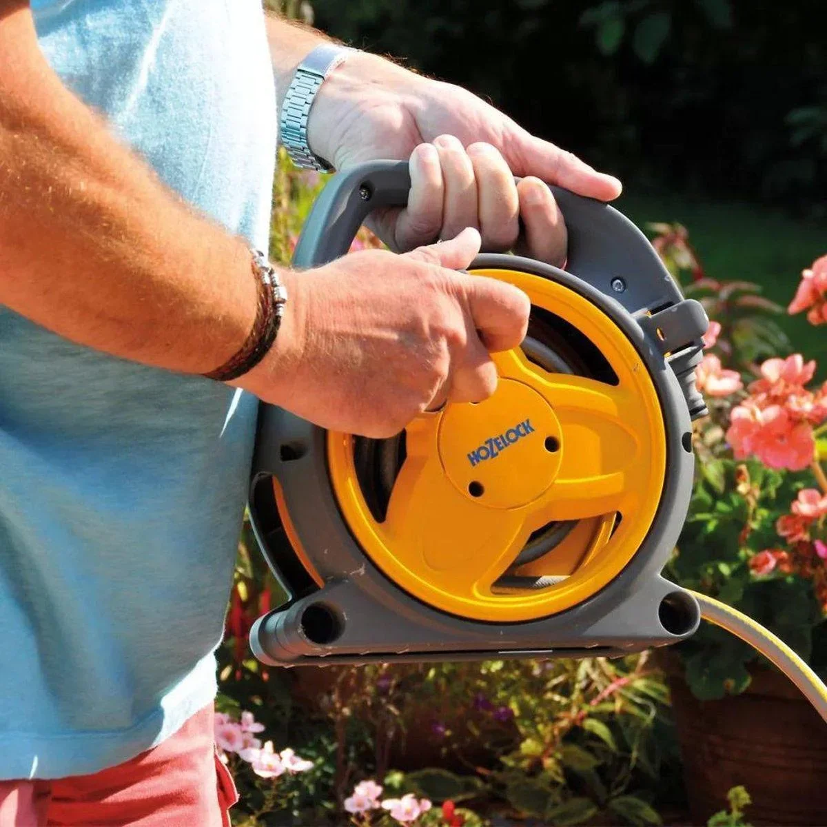 Pico Reel Schlauchbox mit 10 m Schlauch und Spritzpistole - Leichtgewicht - 0