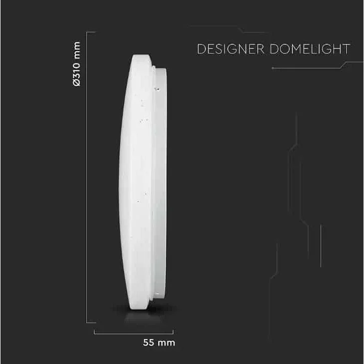 VT-8418-S LED-Deckenleuchte mit Sternschirm - 18W - 1800 Lumen - 1