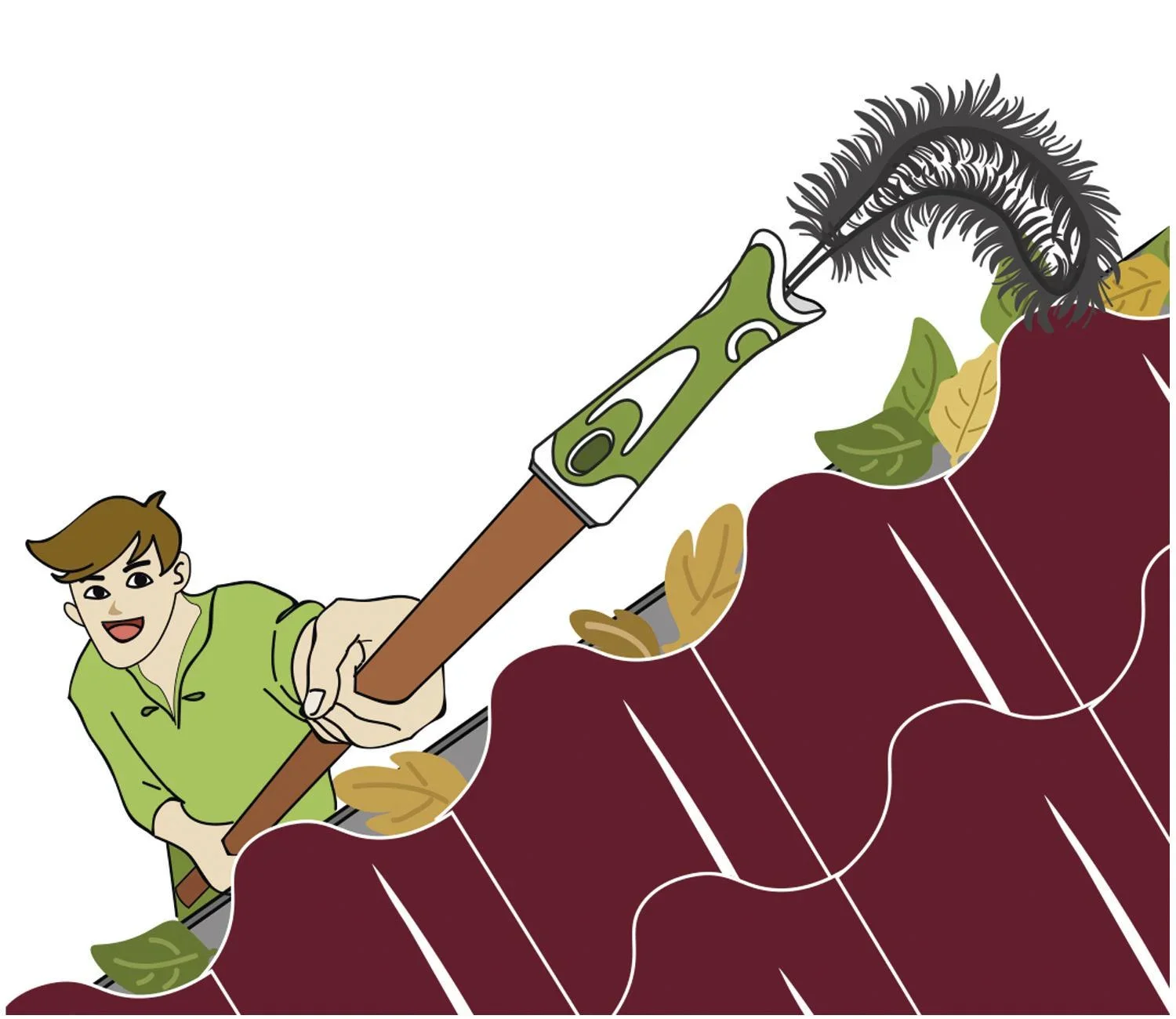 Dachrinnenbürste - 2