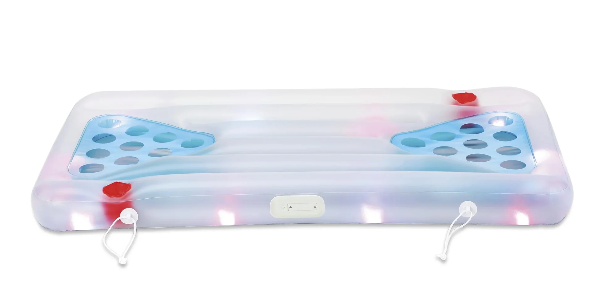 Bierpong Bierpong Spiel Set mit Bällen 160x84x19 cm Blau - 3