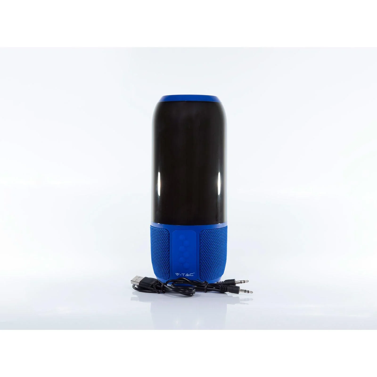 VT-7456 Bluetooth-Lautsprecher mit RGB-Beleuchtung - 2x 3Watt - Blau - 5