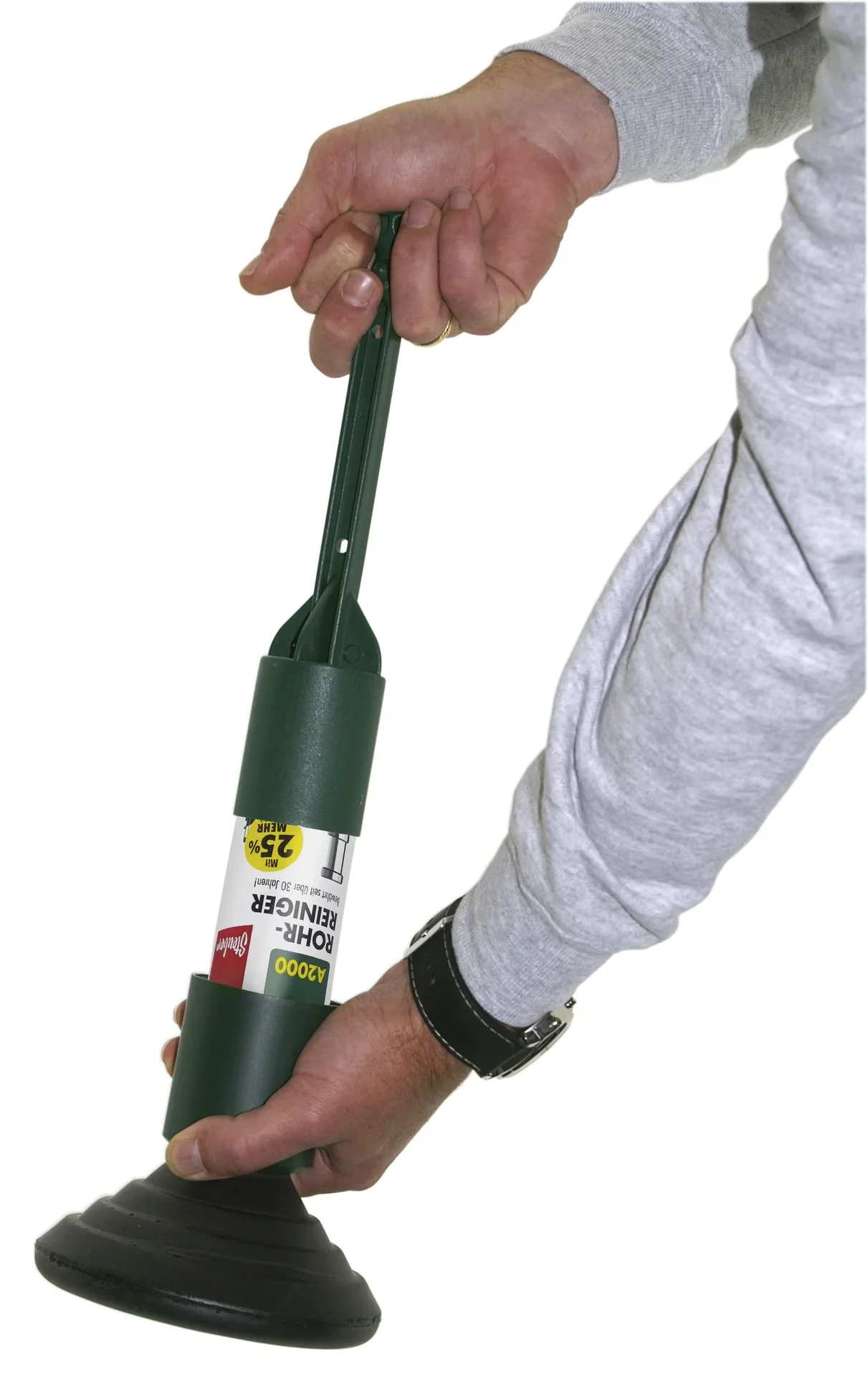 Druck-Rohrreiniger Komplett-Set 3-teilig - Sekunden-Abluss-Frei - 3