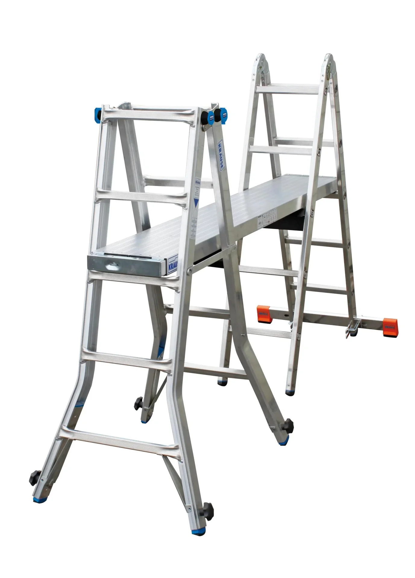 STABILO Sprossen-Gelenk-Teleskopleiter, 4 x 5 Sprossen - 8