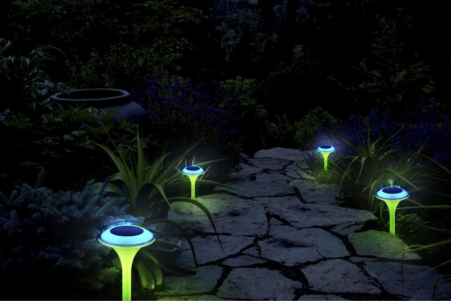 LED Solar Leuchte Kalea, 2er Set - 1