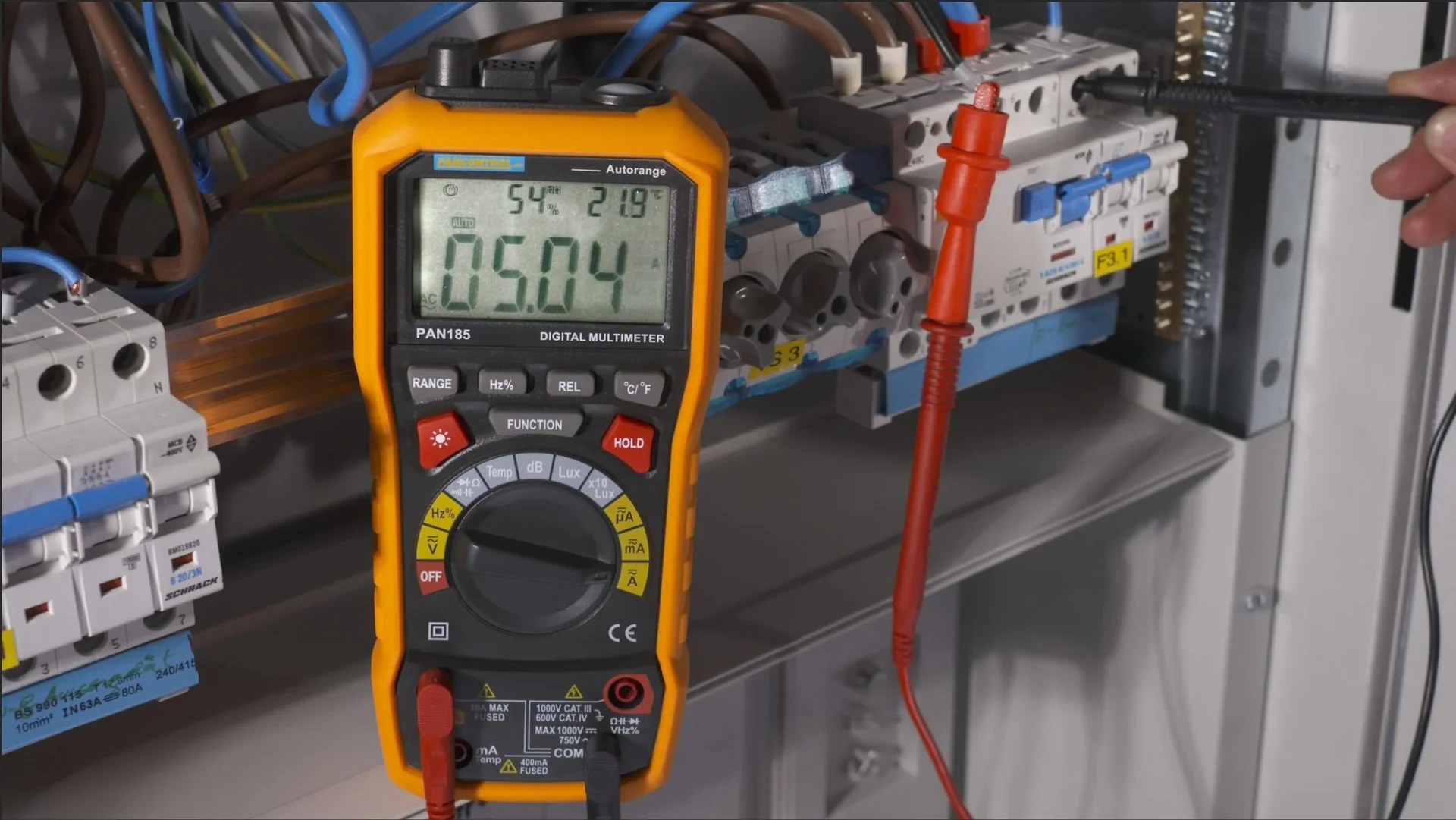 PAN 185 - Multisensor-Messgerät für elektrische und physikalische Größen - 0