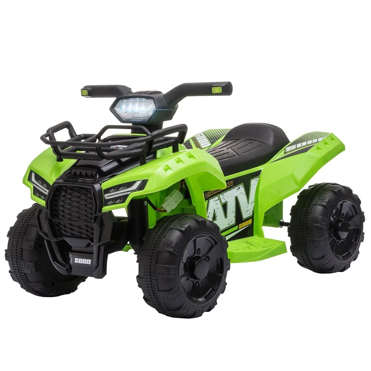Quad ATV Kinderauto Kinderwagen 6V Akku Elektroauto LED Frontlicht Kinderfahrzeug Kindermotorrad Elektroquad für 18-36 - 1