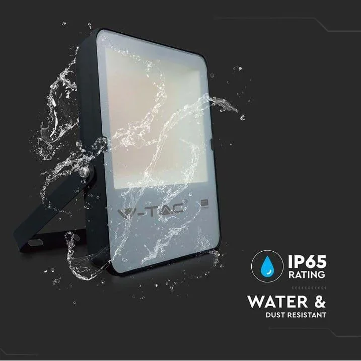 VT-162 LED-Flutlicht - 150 W - 20500 Lm - 6500K - schwarz - Extra effizient - 0