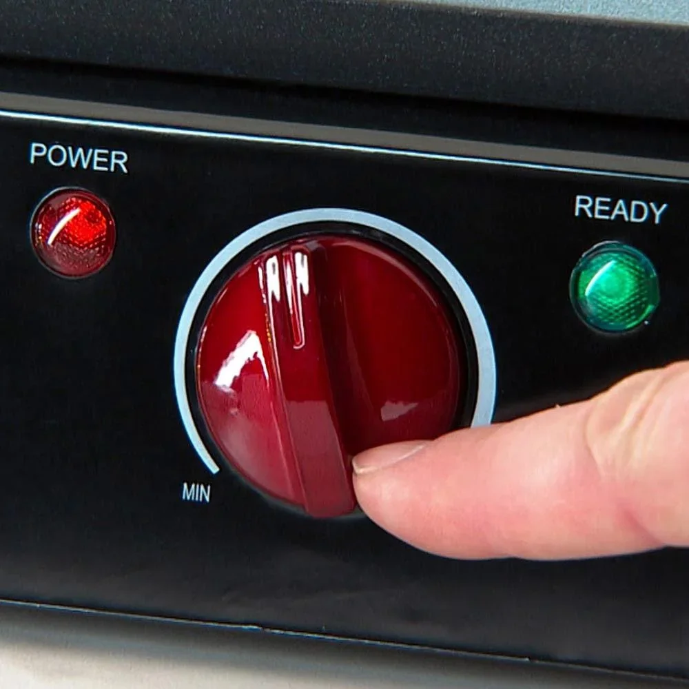 HomeVero Elektrogrill - Doppelte Oberfläche - mit Antihaftbeschichtung - 2000W - 2