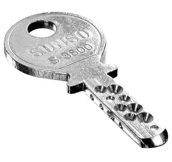 Sicherheits-Vorhängeschloss, 40 x 36 Stahl + 4 Sicherheitsschlüssel - 0