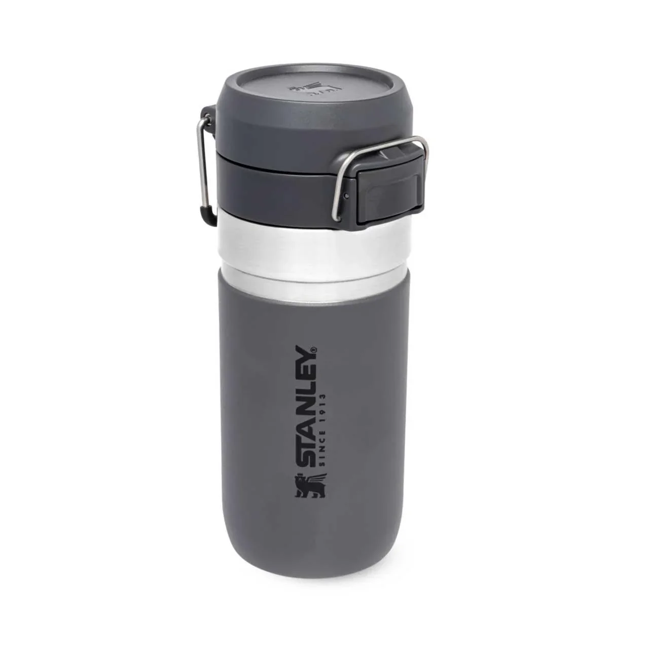 Quick Flip Water Bottle 0,47 l, Charcoal, Vakuumisolierung, Sicherheitsverschluss - 1