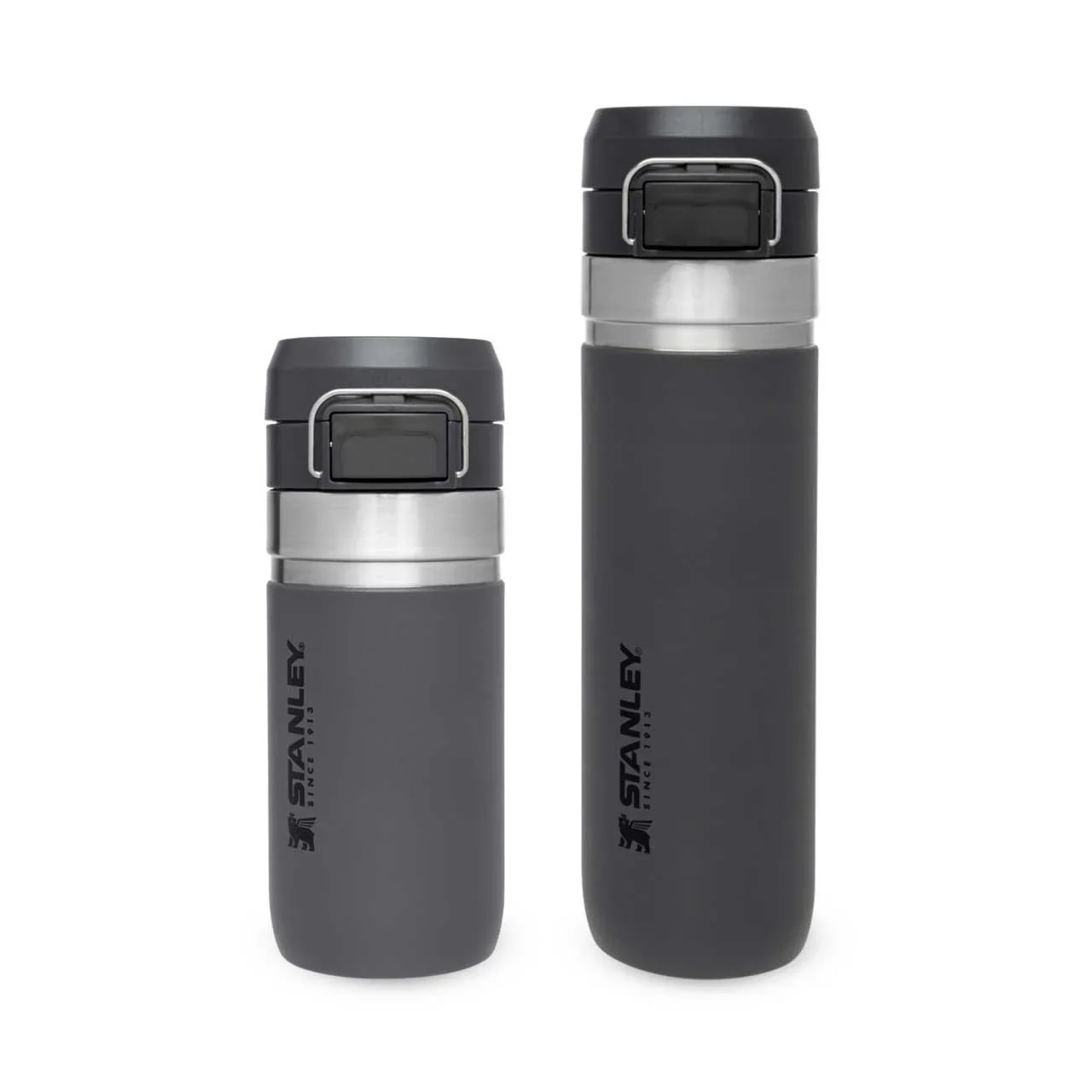 Quick Flip Water Bottle 0,47 l, Charcoal, Vakuumisolierung, Sicherheitsverschluss - 5