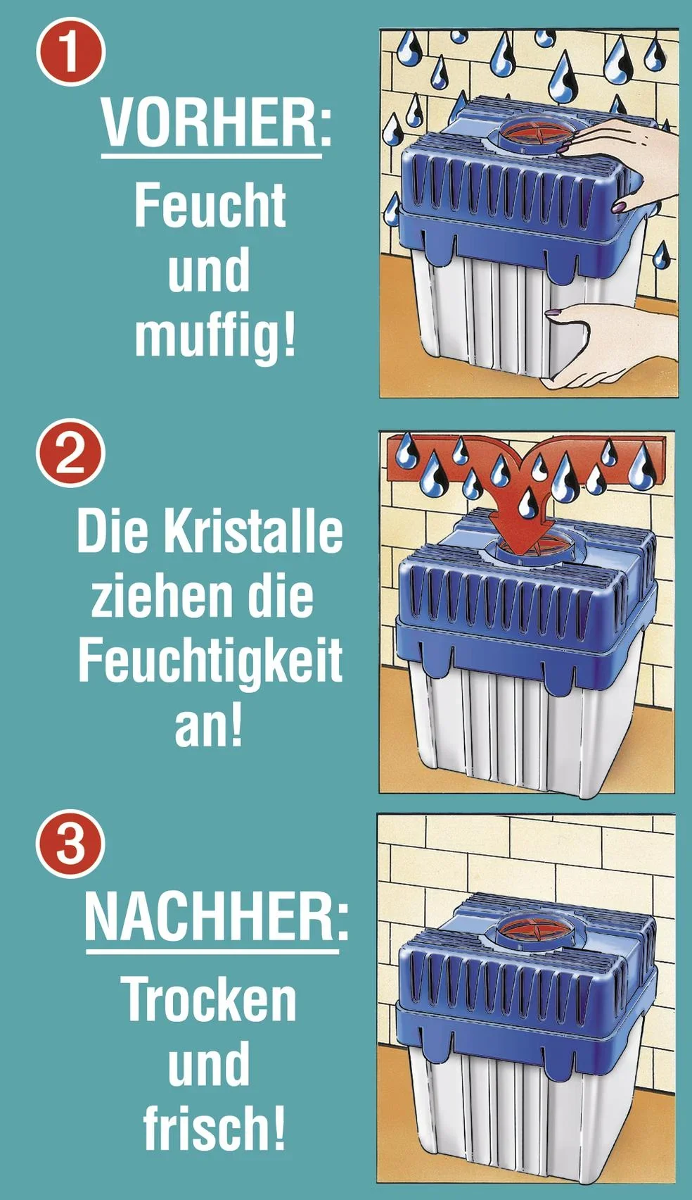 Raumentfeuchter Feuchtekiller mit 5 kg Inhalt - 3