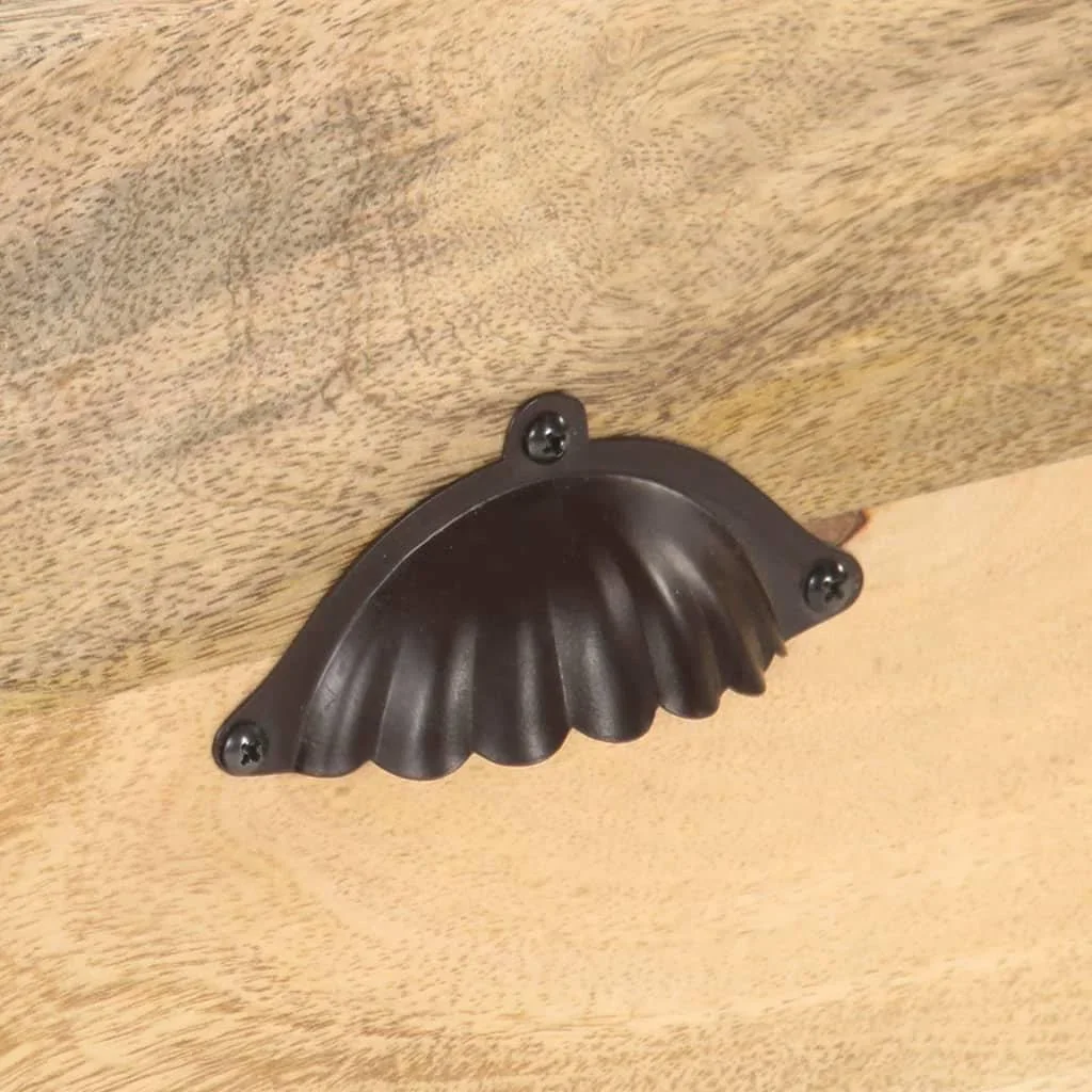 TV-Schrank 120x35x45 cm Mango-Massivholz - 0