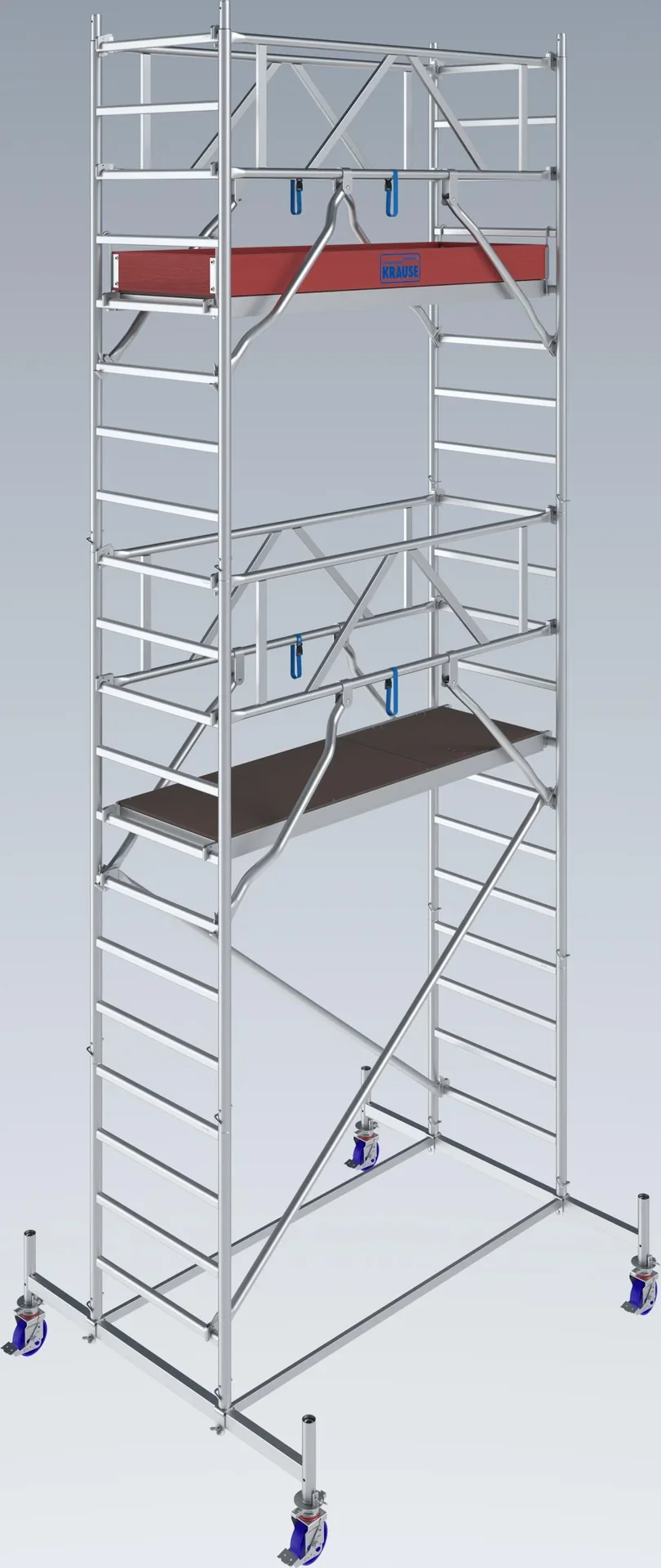 STABILO Fahrgerüst Serie 10, Feldlänge 2 m, Arbeitshöhe ca. 6,40 m - 0
