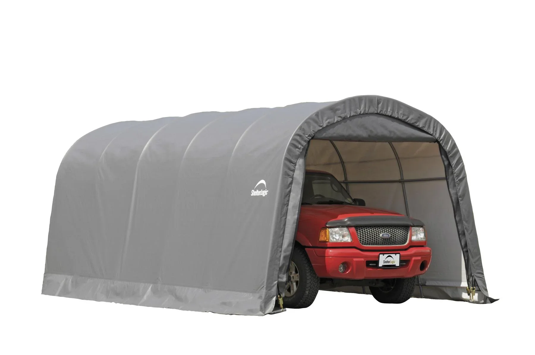 Garage Foliengarage grau 22,57m² 610x370x240 cm Grau - 2