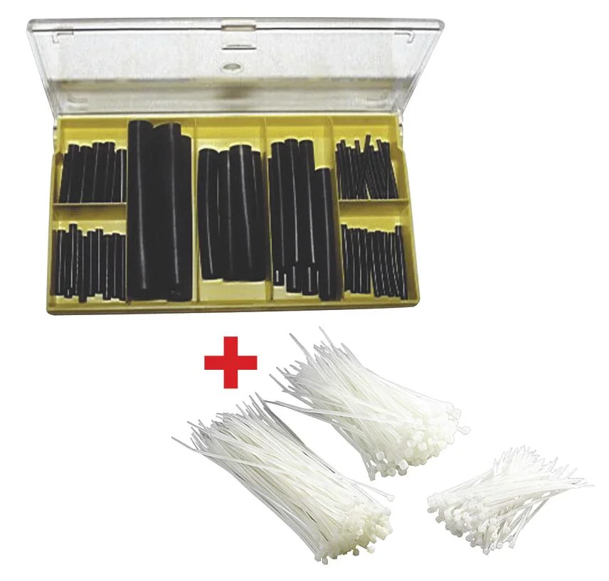Schrumpfschlauchbox Sortiment - schwarz - 0