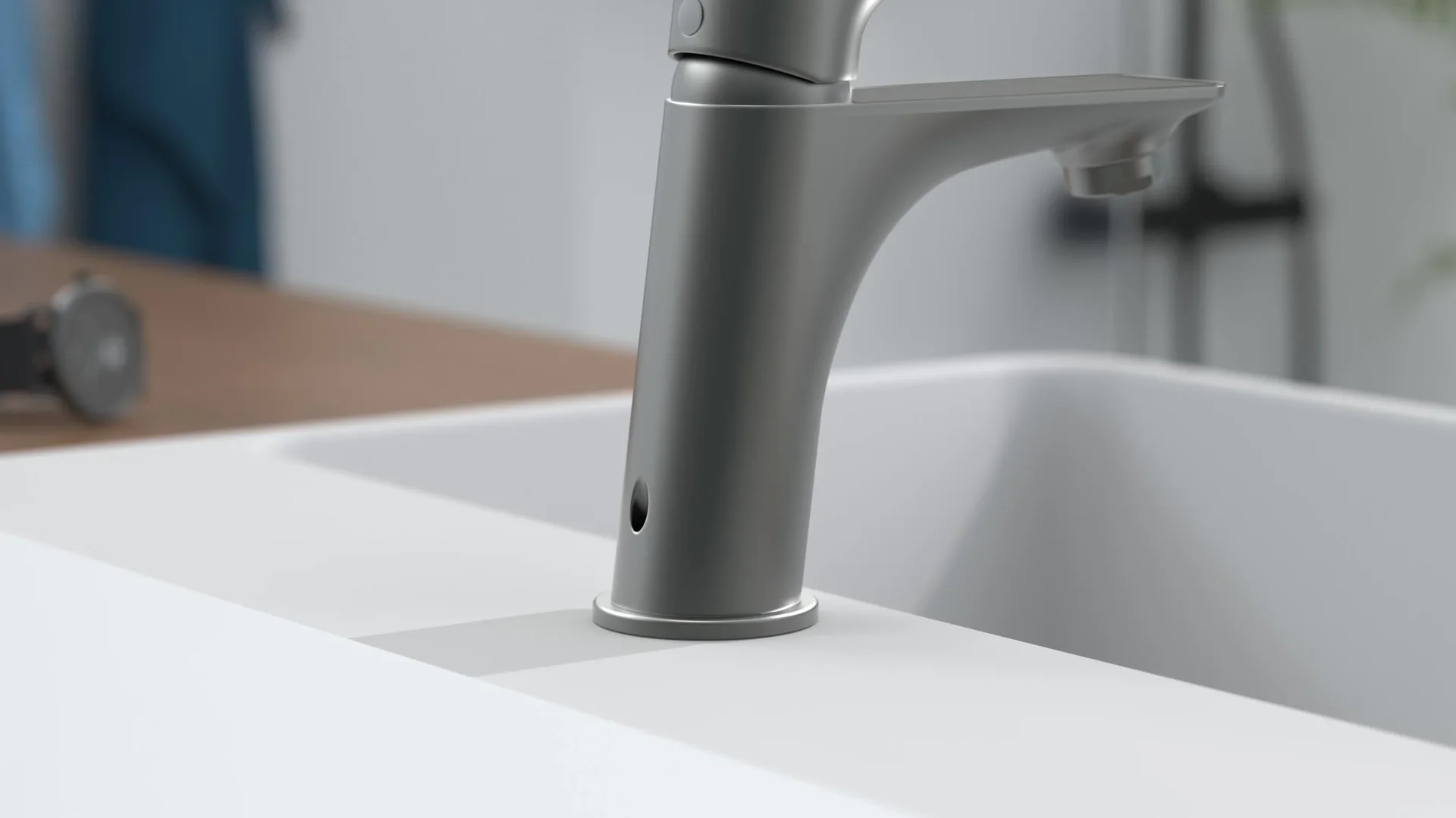 Waschtischarmatur "BOSTON", Graphit matt - 6