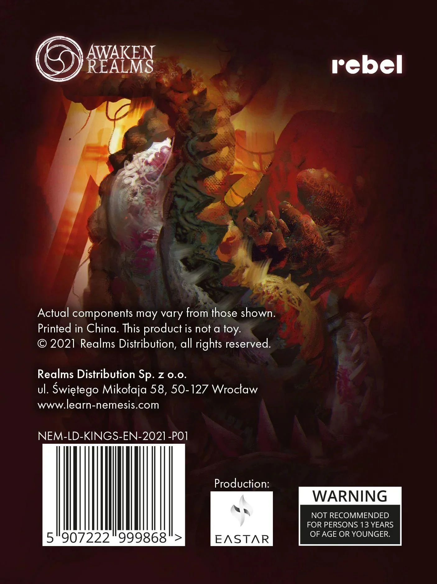 Gesellschaftsspiel Nemesis Lockdown - Kings (Erweiterung) - 0