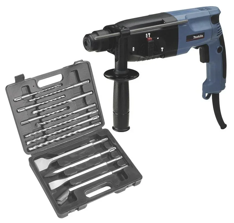 Bohrhammer HR 2470 inklusive 13-teiligem SDS Plus Bohr- und Meißelsatz - 1