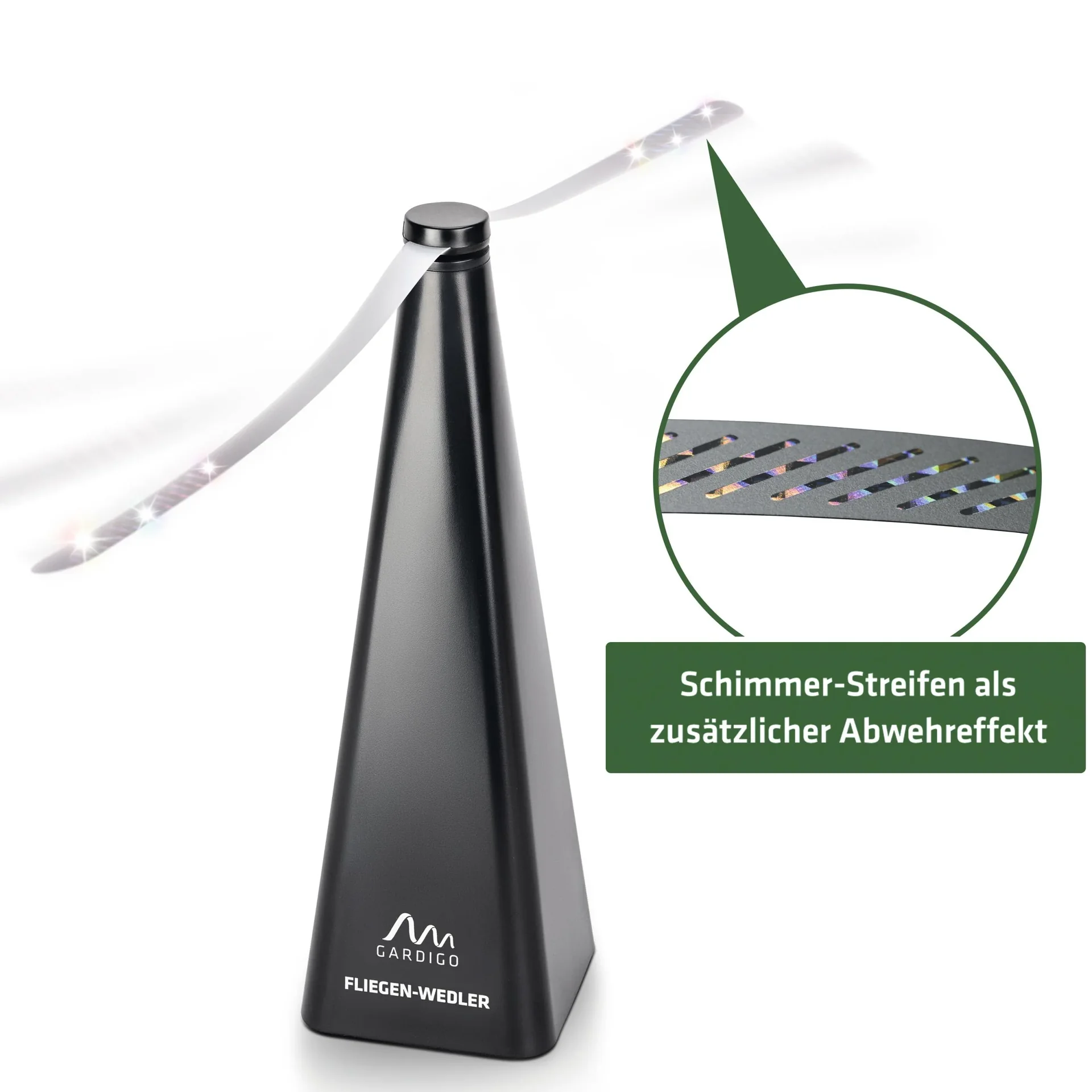 Fliegenwedler mit Aufhänger inklusive Plus Alkaline Mignon (AA) Batterie - 2 Stück - 6