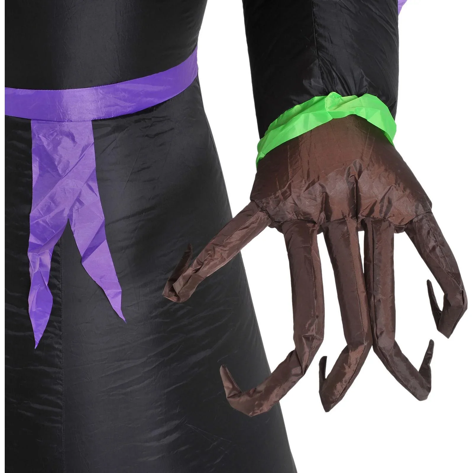 Halloween Dekoration Aufblasbar Schreck Gespenst Kürbis mit LED - 0