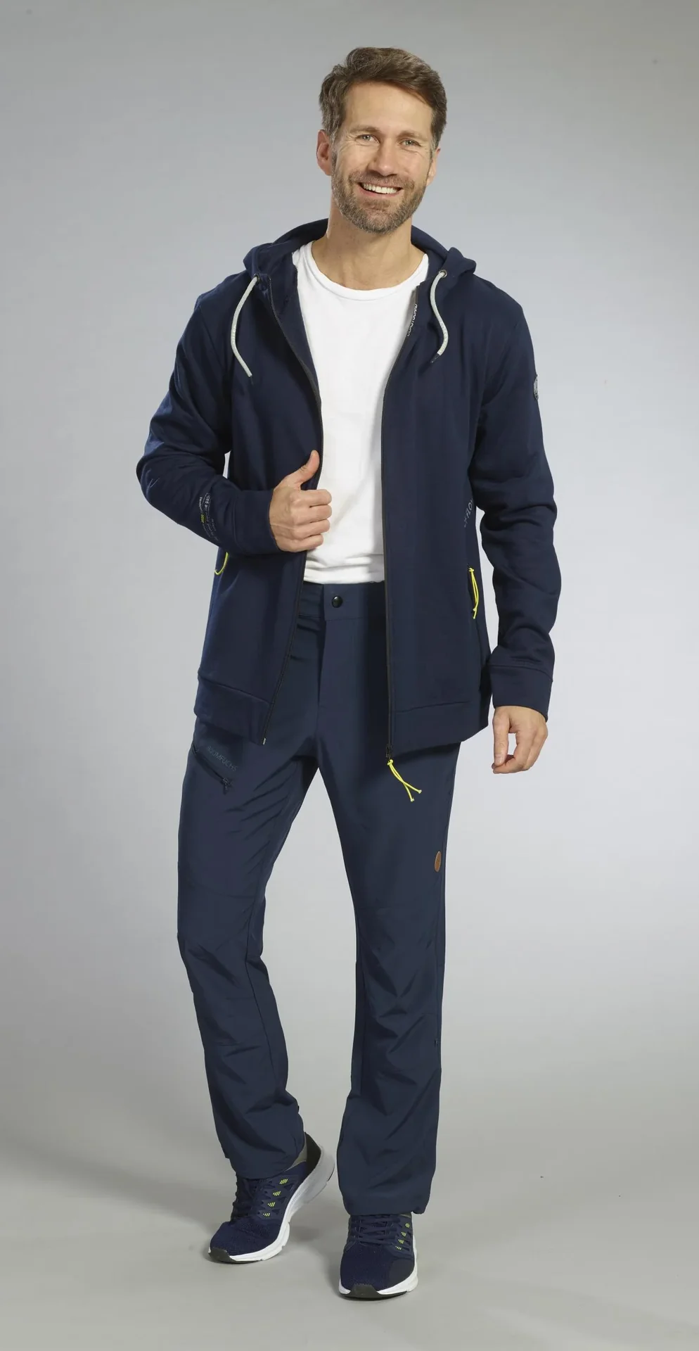 Sweatjacke, Farbe marine, Gr.L - 1