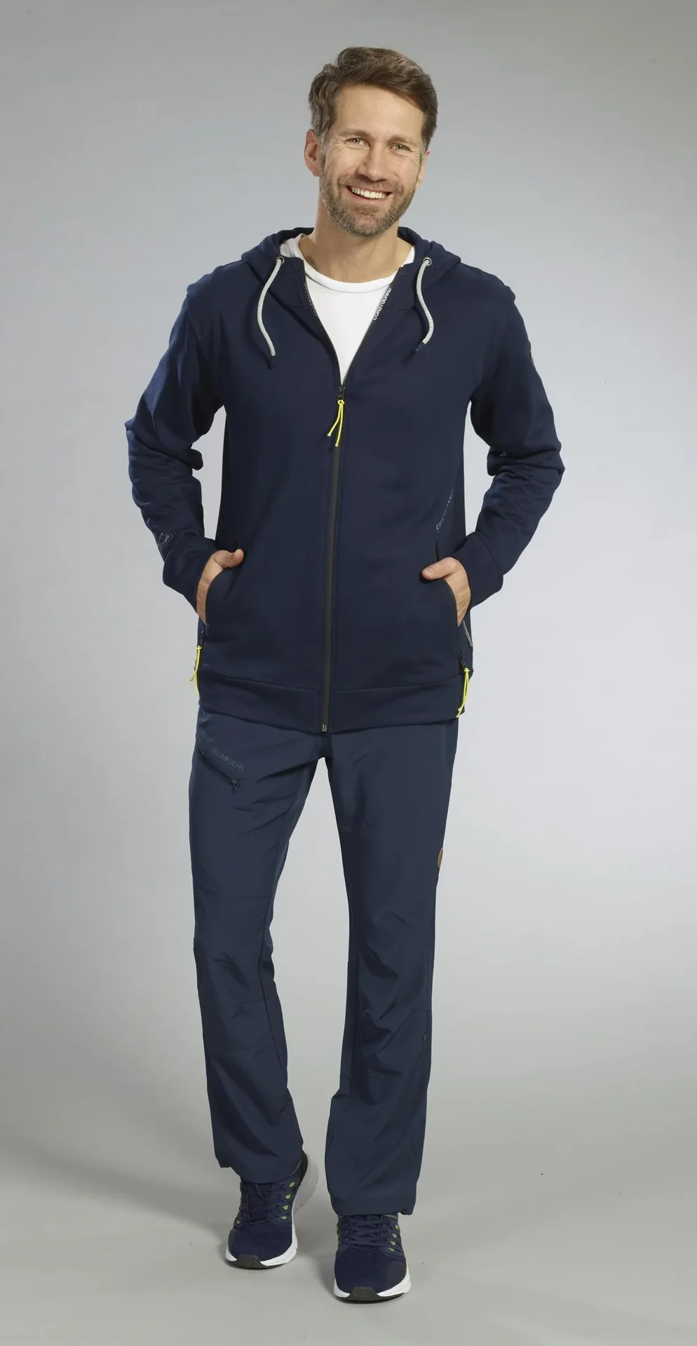 Sweatjacke, Farbe marine, Gr.L - 2