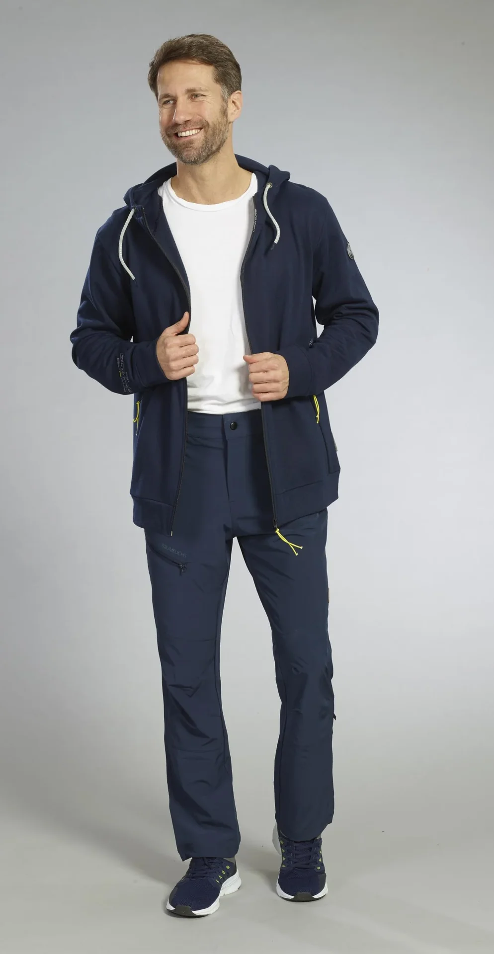 Sweatjacke, Farbe marine, Gr.L - 3