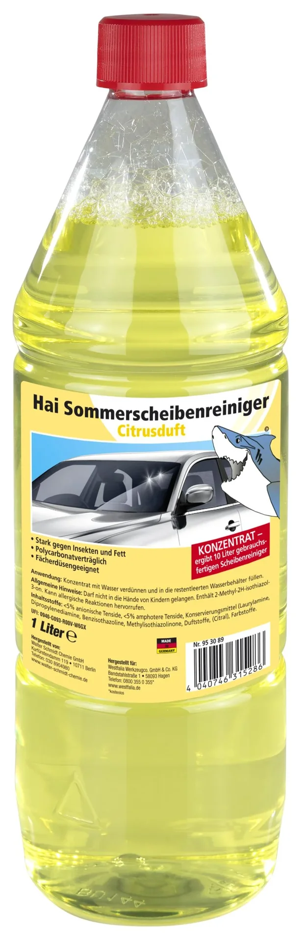 Schraubendreher- Bit-Satz 81-teilig inklusive Sommerscheibenreiniger mit Citrusduft - 0