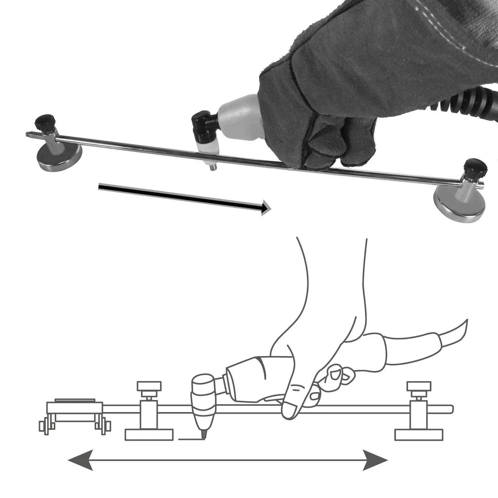 Zubehör Kreisschneider TPKS für Plasmaschneider - 1