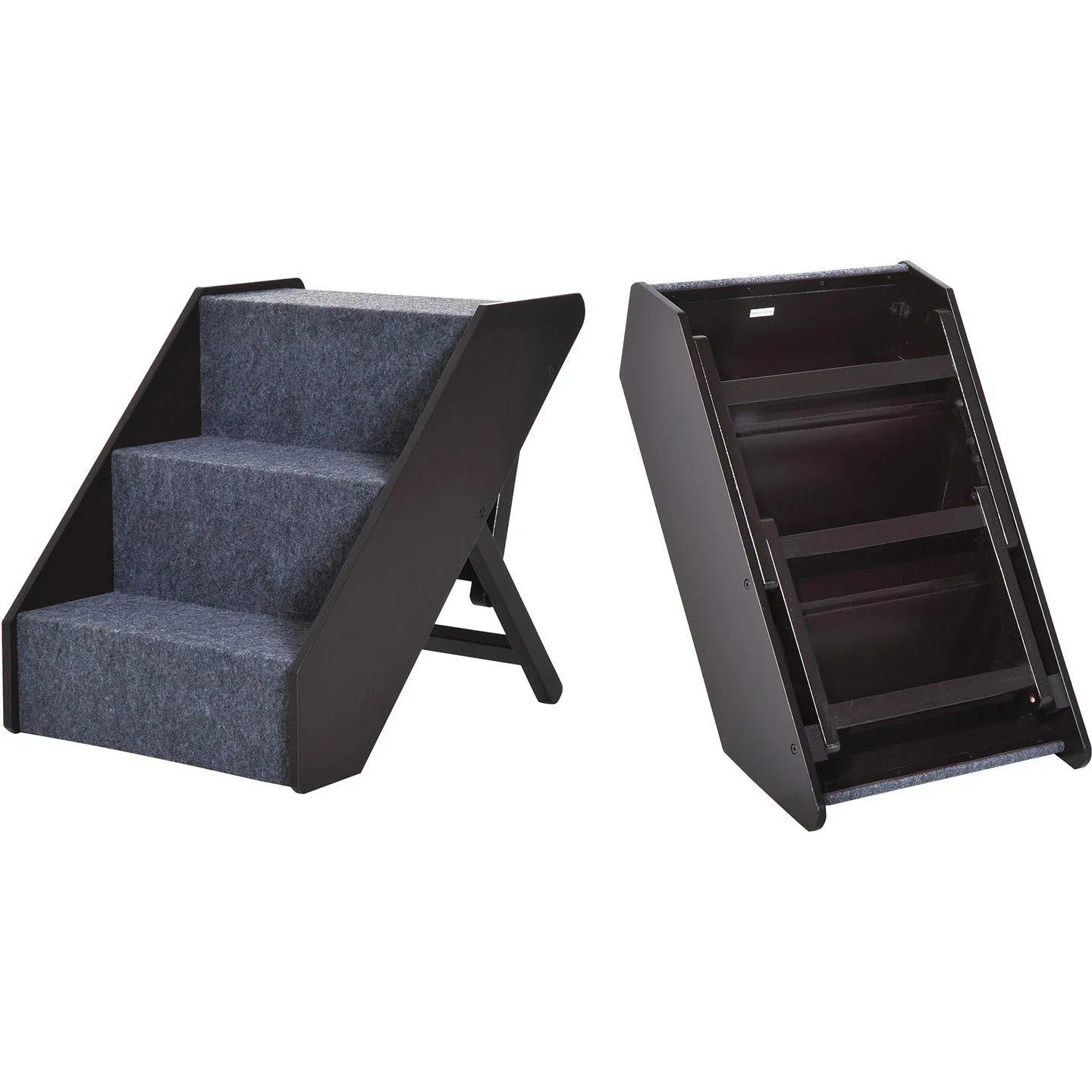 Katzentreppe Hundetreppe 3 Stufen klappbar H41-53cm - 3
