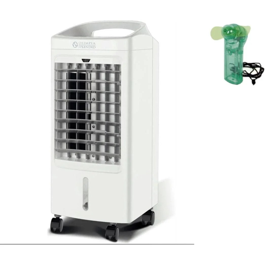 Splendid Peler 4D Aircooler inkl. Zeitschaltuhr und Fernbedienung 75 Watt 4 L max. 20 m² mit kostenlosem Handventilator - 0
