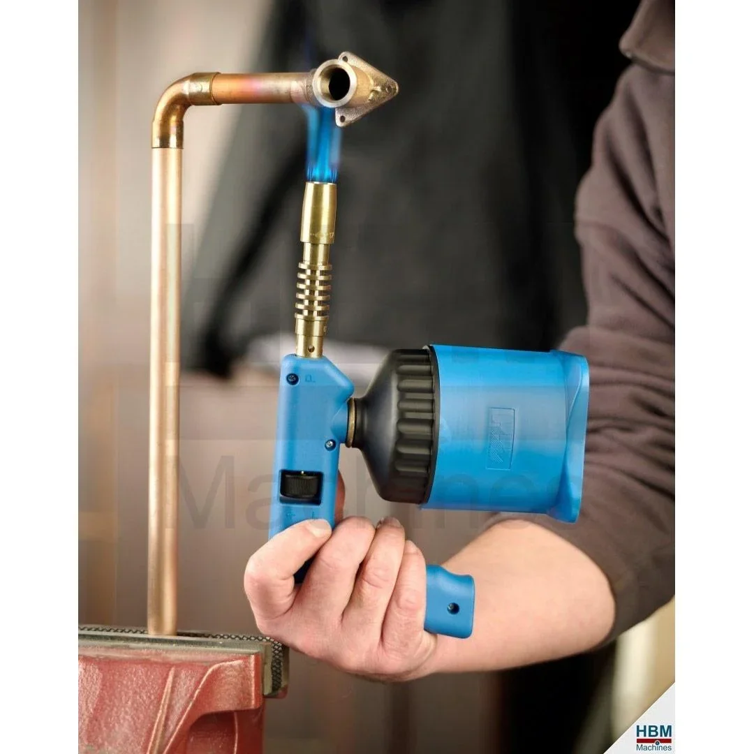 Lötbrenner PZP7000 mit 3 Gaskartuschen, ausgestattet mit Piezozündung und in allen Positionen verwendbar - 1