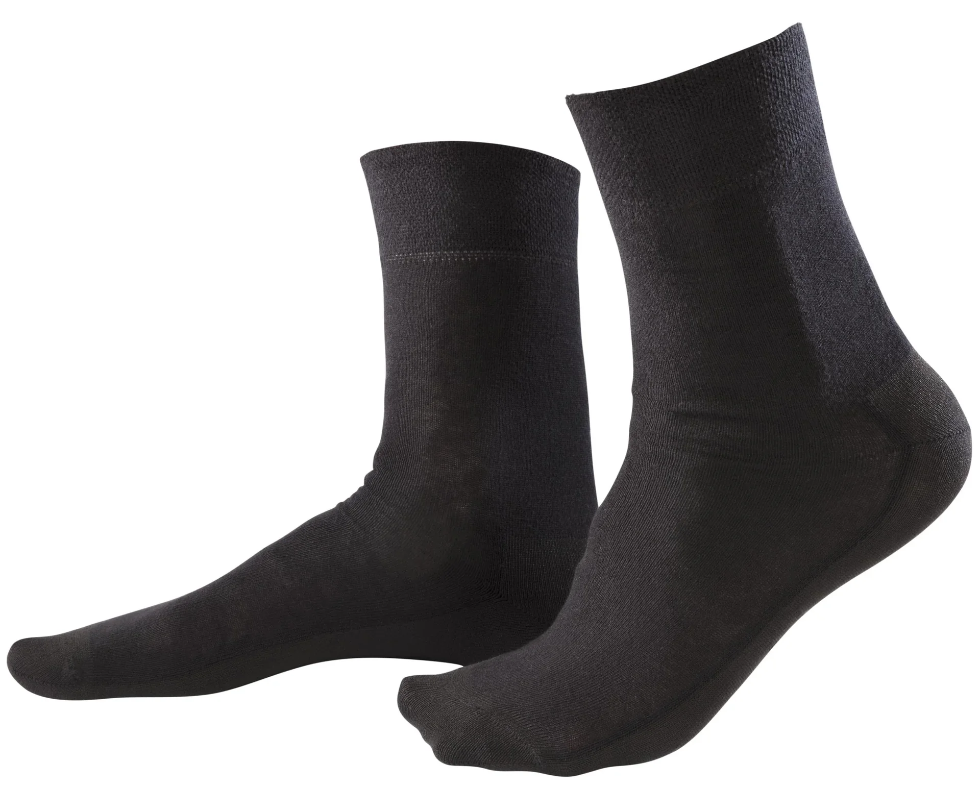 Klassik Socken 2er Pack, Farbe schwarz, Gr.39/42 - 1
