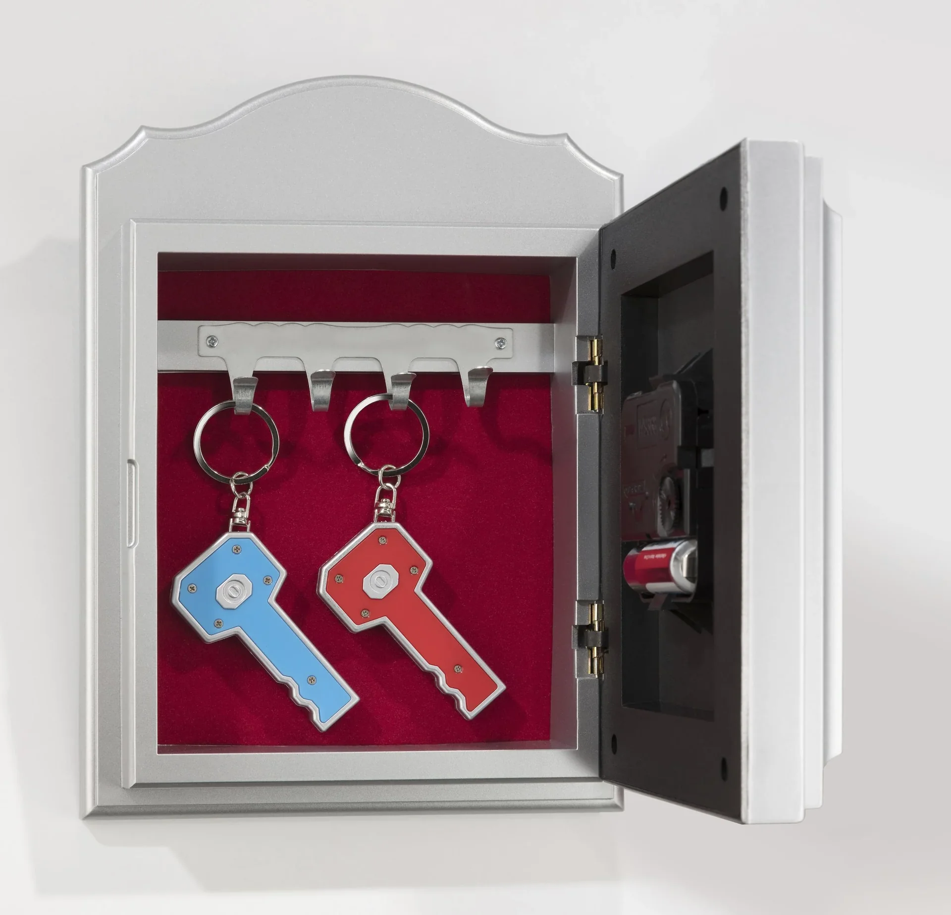 Uhr mit Schlüsselkasten - 0