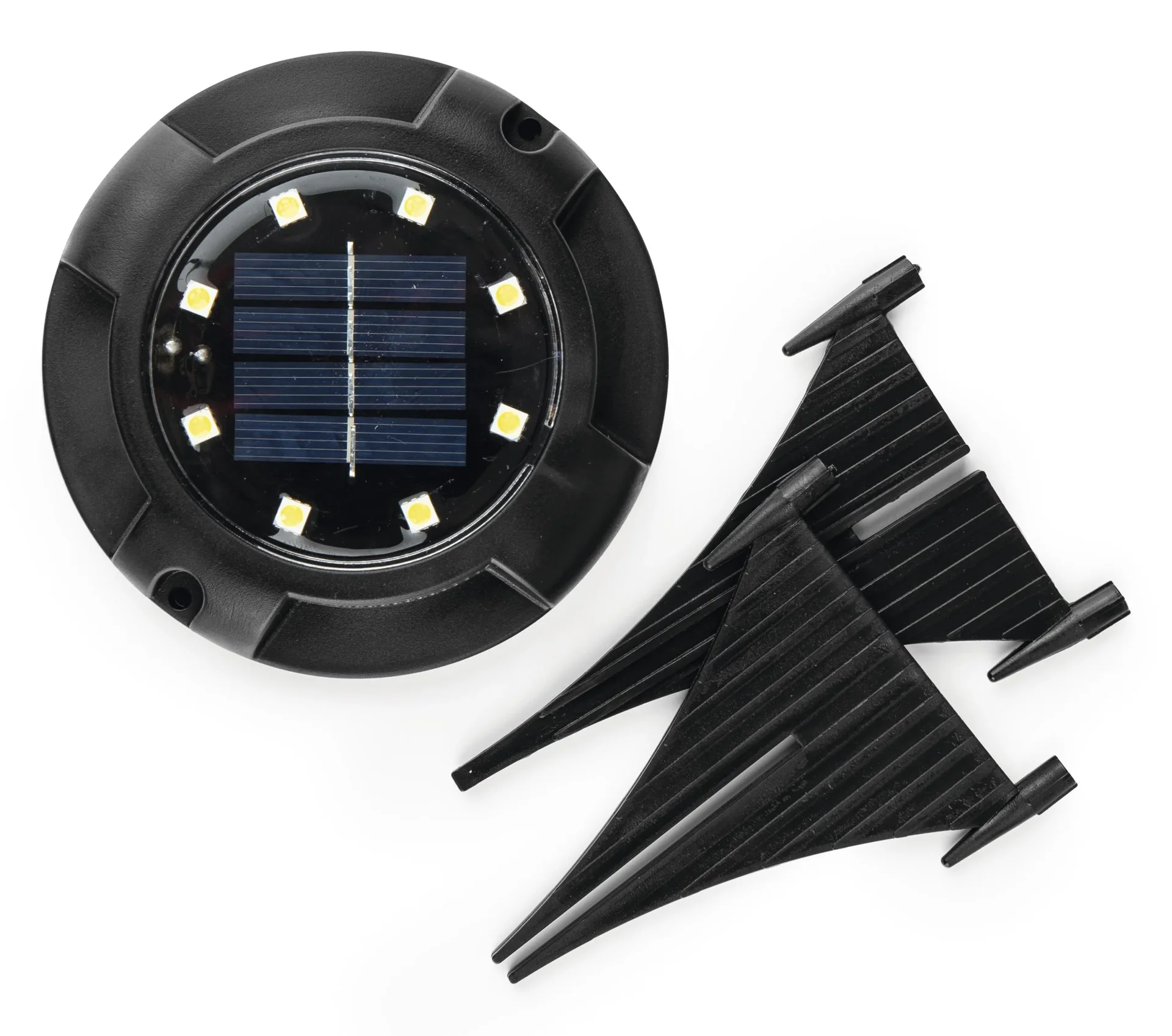 4er Set Solar Bodenleuchte mit Dämmerungssensor - 0