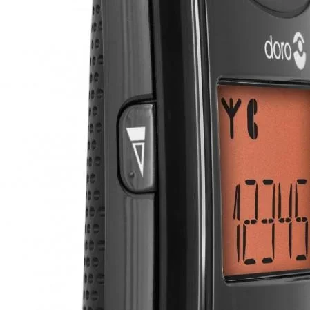 Analoges DECT-Telefon PhoneEasy 100w schwarz mit Telefonbuch bis zu 20 Einträgen - 0