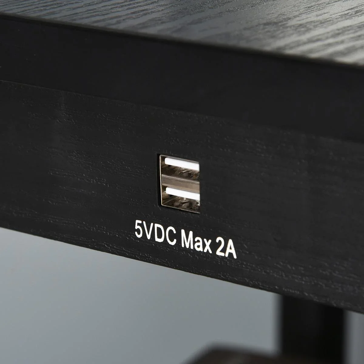 2-in-1 Stehleuchte mit Regal schwarz, weiß - 6