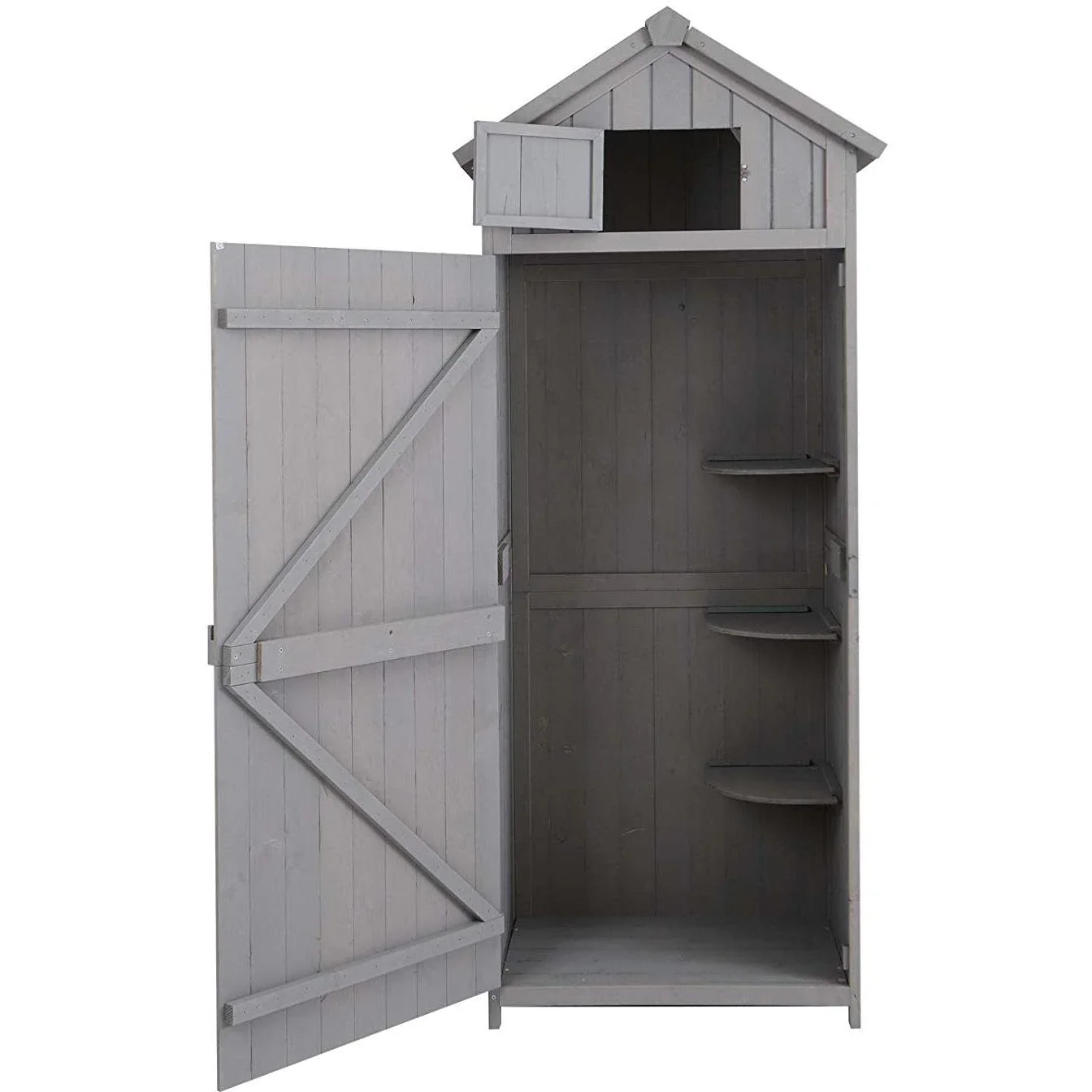 Gerätehaus mit Regalböden - 1