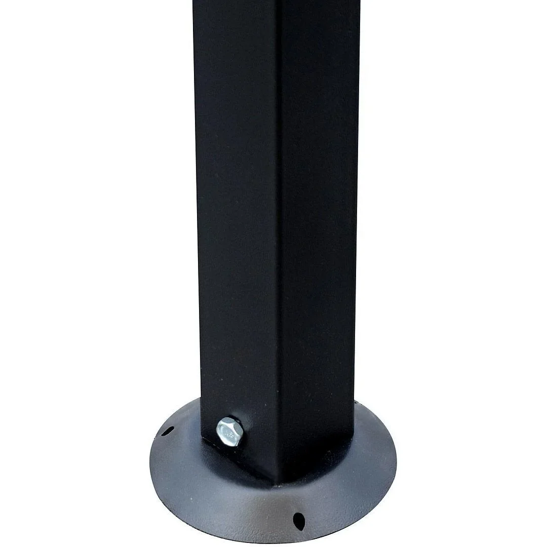 Pergola Terrassenüberdachung Pavillon 297x297cm Metall Creme - 7