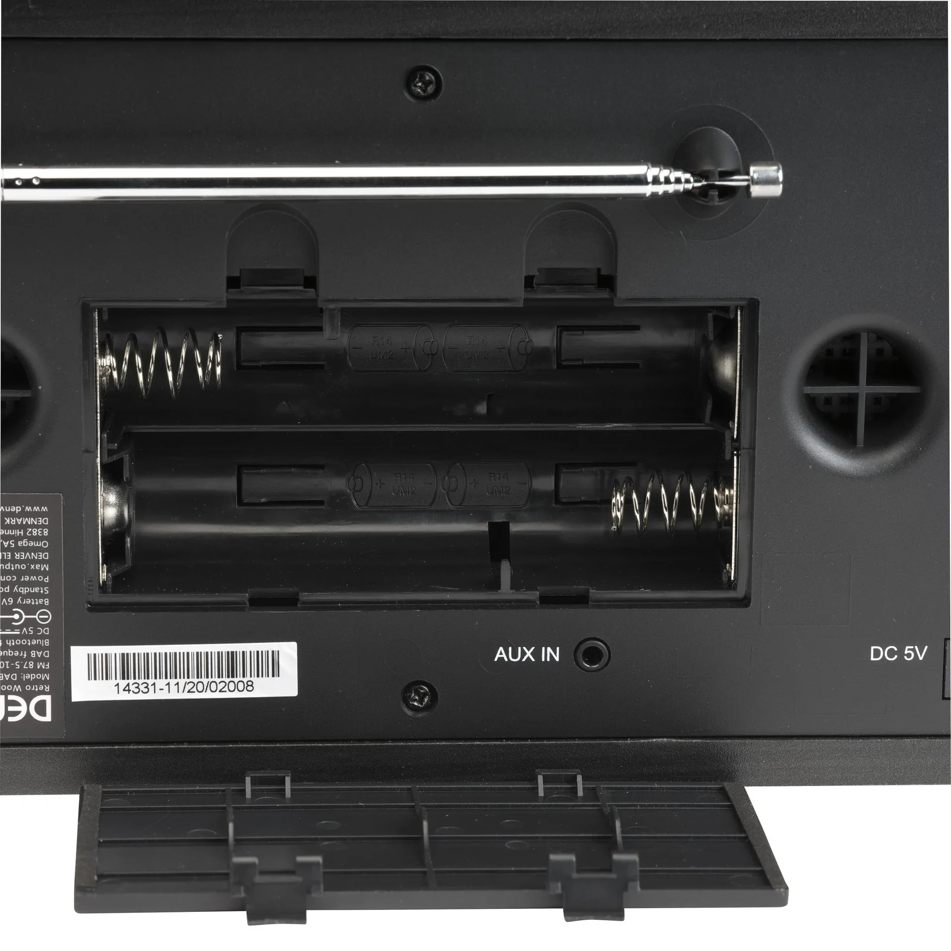 DAB+ Retro Radio mit Bluetooth, Uhr und Wecker - 0