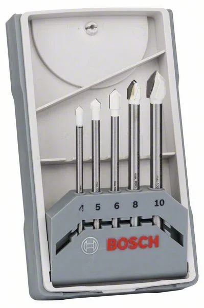 Ceramic Fliesenbohrer-Set, CYL-9, 4-10 mm, 5-teilig - 1