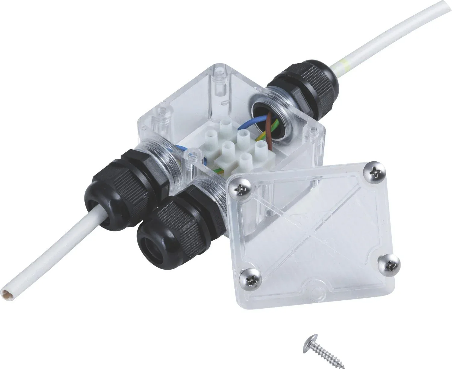 2-fach Verteiler, M20 für 3G 1,5 mm² - 0