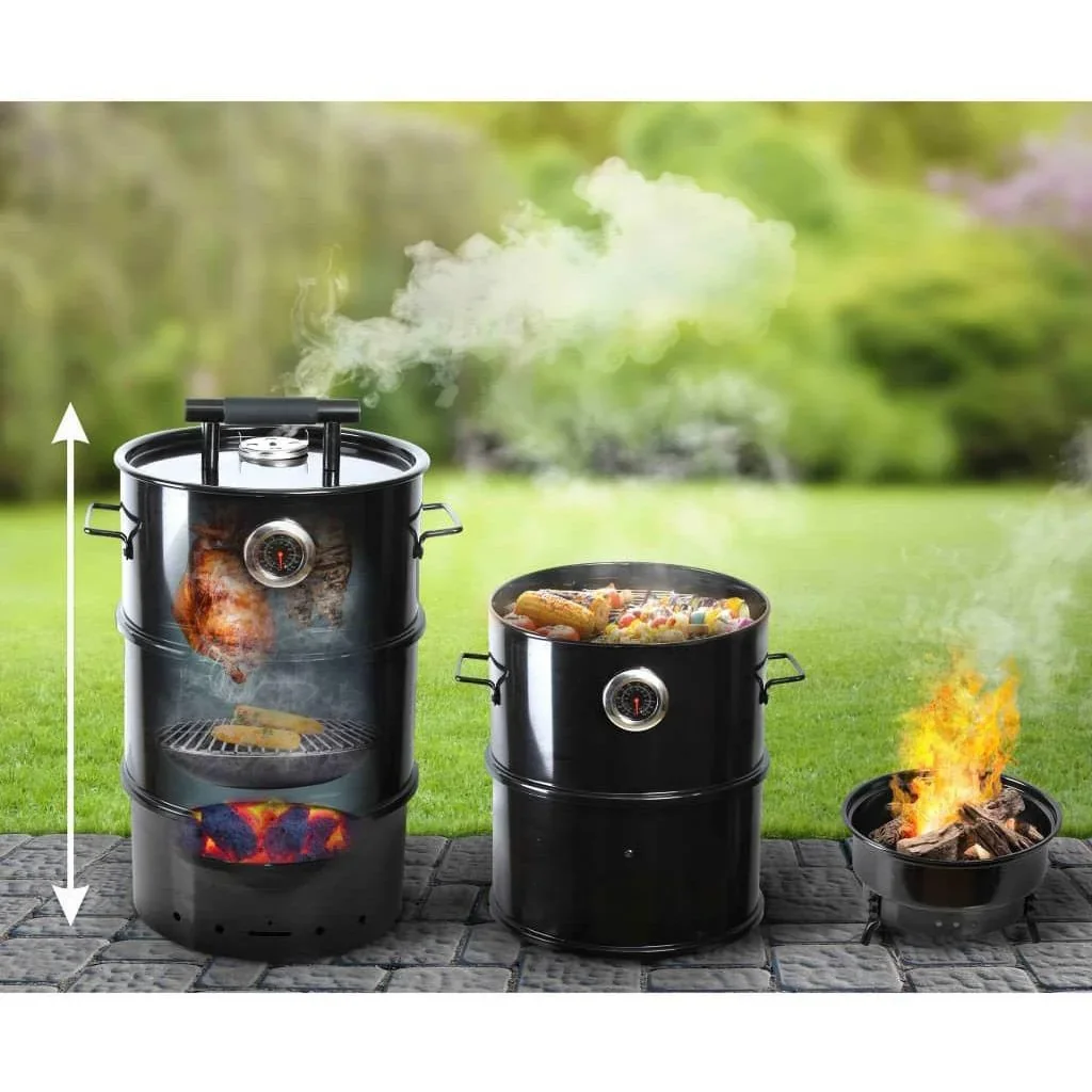 Esschert Design BBQ-Smoker Fassform S FF427 - 0