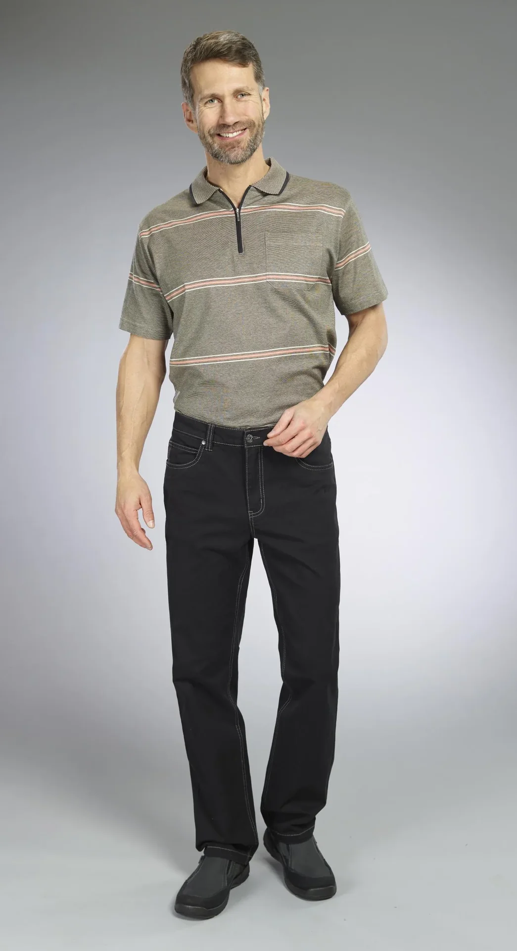Stretchhose, Farbe schwarz, Gr.54 - 0