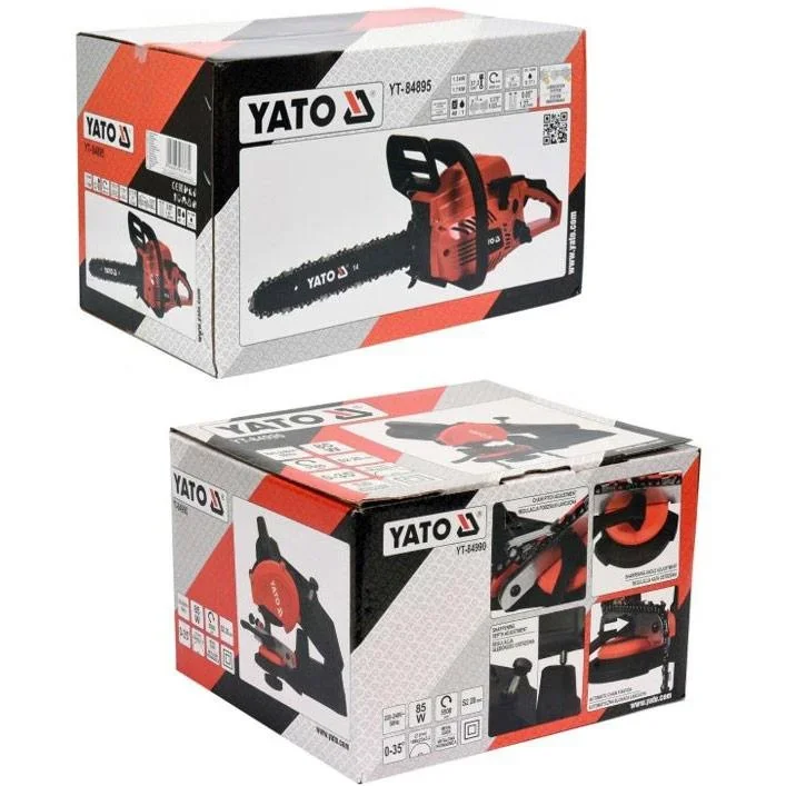 Benzin-Kettensäge mit Kettensägenschärfgerät - 1250W - 35 cm Blattlänge - 3