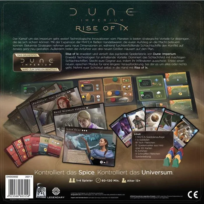Gesellschaftsspiel - Dune Imperium - Rise of Ix - Erweiterung - 0